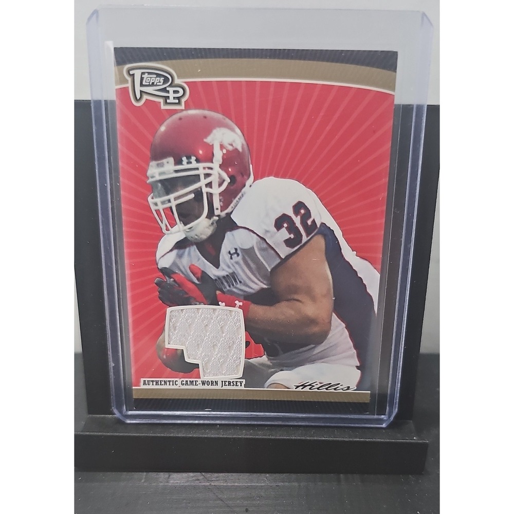 2008 Topps Rookie Progression - Single Jersey Relics Peyton Hillis #PSR-PH Gold